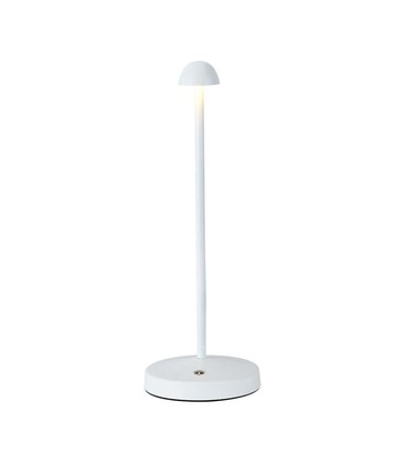 Outlet: V-Tac uppladdningsbar 3i1 bordslampa - Vit, IP20, touch dimbar, modell mini