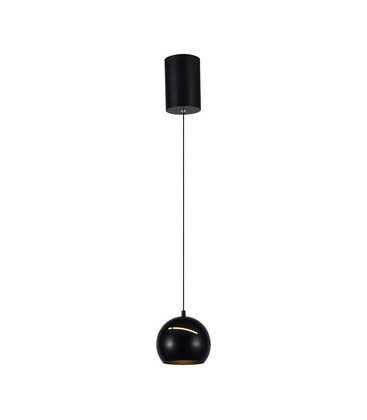 V-Tac LED lampa - Fin taklampe, Ø12, svart, inkl. upphäng