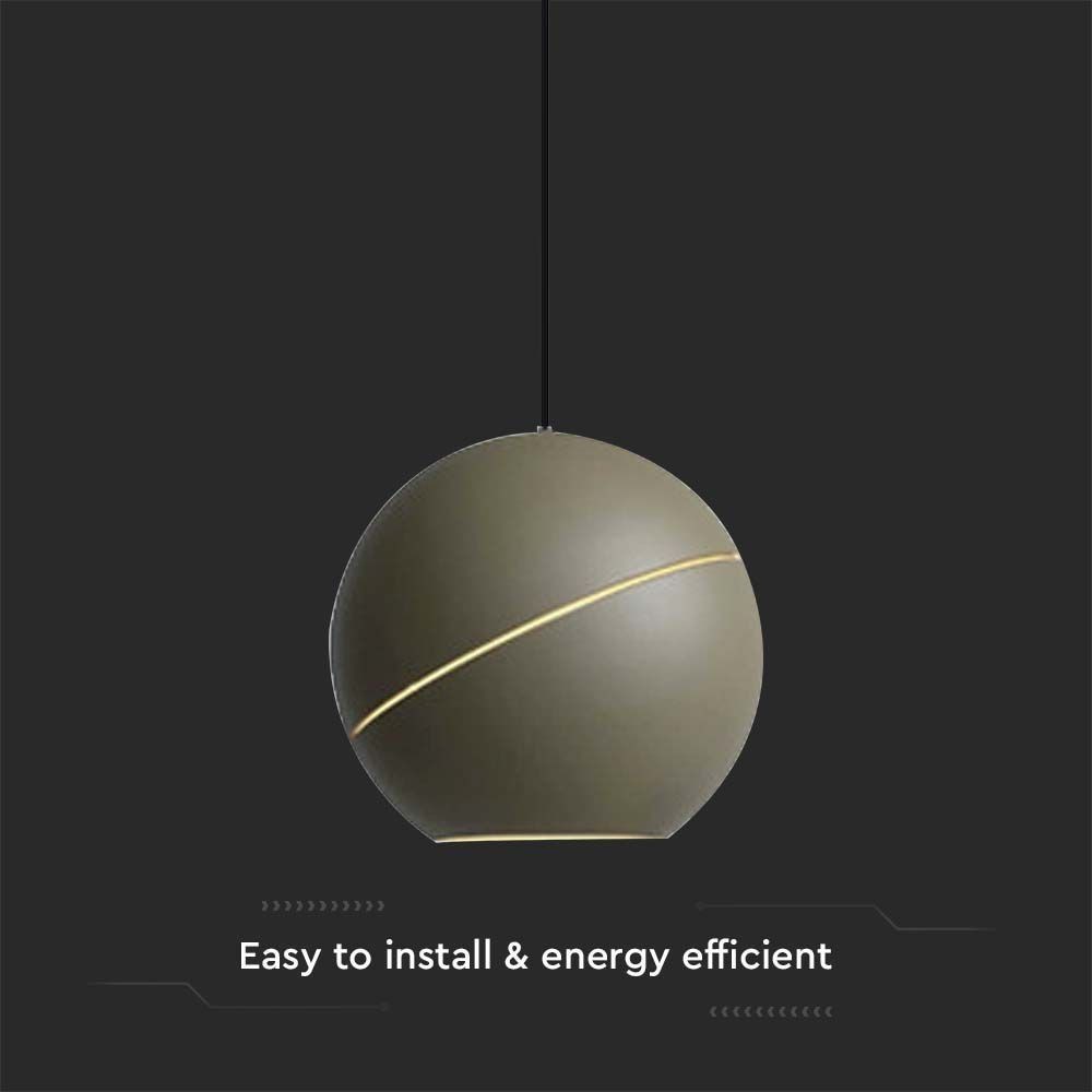 8w Led Lampa Snygg Taklampa Ø12cm Champagne Inkl. Upphangning Dimbar : Inte Dimbar Kulör : Varm
