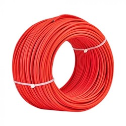 Solcell Solcellskabel 50m 6mm2 kabel för solceller - Röd, H1Z2Z2-K, DC 1,5KV