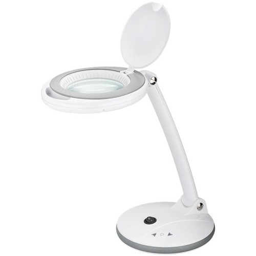 LED förstoringslampa 6W - Vit, bordlampa