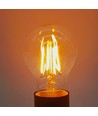 E27 7W LED-lampa - A60, filament, extra varmvit, 1800K