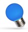 Spectrum 1W LED dekorativ glödlampa - Blå, G45, E27