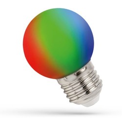 Spectrum LED Spectrum 1W LED RGB-lampa - E27