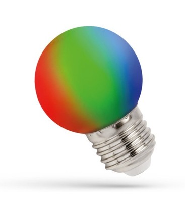 Spectrum 1W LED RGB-lampa - E27