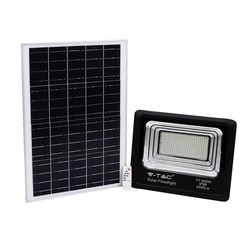 Solar strålkastare V-Tac 50W Solar strålkastare LED - Svart, inkl. solcell, fjärrkontroll, IP65