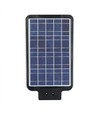 V-Tac 15W Solar gatulampa LED - Svart, inkl. solcell, sensor, IP65