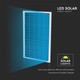 V-Tac 50W Solar gatulampa LED - Vit, inkl. solcell, fjärrkontroll, IP65