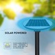 V-Tac 7,5W Solar trädgårdslampa LED - Svart, Ø42 cm, solcell, sensor, IP65