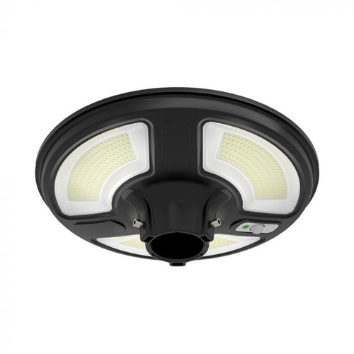 V-Tac 7,5W Solar trädgårdslampa LED - Svart, Ø42 cm, solcell, sensor, IP65