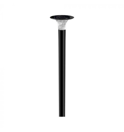 V-Tac 15W Solar trädgårdslampa LED - Svart, Ø25.7 cm, solcell, sensor, IP65