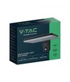 V-Tac 15W Solar vägglampa LED - Svart, sensor, IP65