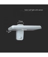 15W Solcellsvägglampa LED - IP65, vit, sensor