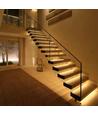 Trappa LED COB strip set - Upp till 16 steg, 11W per steg, 24V, IP20, med sensor + effekter