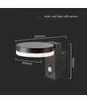 5,5W Solcellsvägglampa LED - IP54, sensor