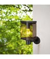 V-Tac 2.5W Solar vägglampa LED - Svart, sensor, IP54