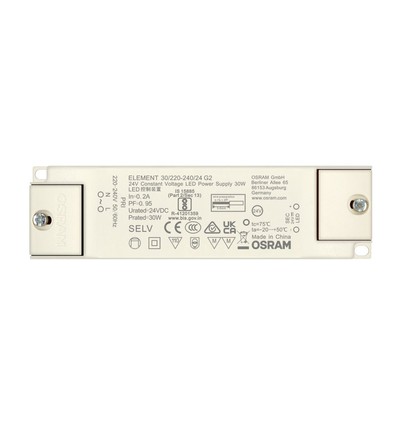 Osram 30W strömförsörjning - 24V DC, 1,25A, IP20 inomhus