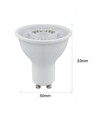 LEDlife LUX6 LED spotlight - 6W, RA 97, dimbar, 230V, GU10