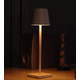 Uppladdningsbar LED bordslampa Inomhus/utomhus - Brons, IP54 utomhus bordslampa, touch dimbar