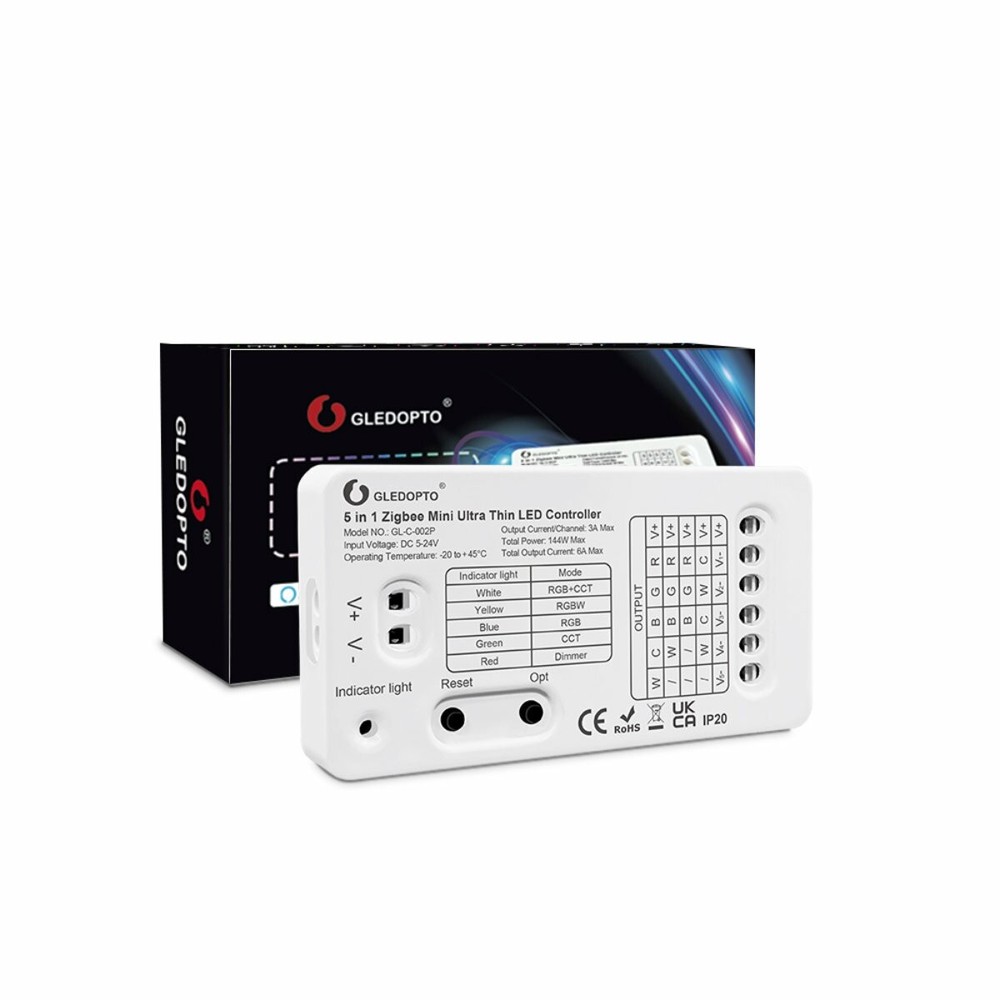 Gledopto 5i1 Pro Mini Zigbee Controller Hue Kompatibel Rgb Cct