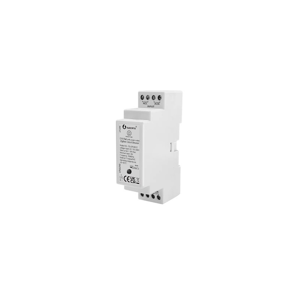 Gledopto Zigbee Rela Din Skena Zigbee 3.0 16a