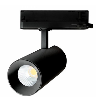 27W 3-fas RA90 skenspotlight - Svart, två spridningsvinklar