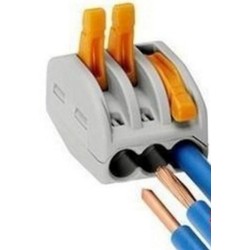 Kopplingsdosor Skruvlös snabbkoppling till 3 ledningar