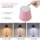 Uppladdningsbar LED bordslampa Inomhus/utomhus - Pink, touch dimbar, CCT, IP54 utomhus bordslampa