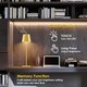 Uppladdningsbar LED bordslampa Inomhus/utomhus - Gul, touch dimbar, CCT, IP54 utomhus bordslampa