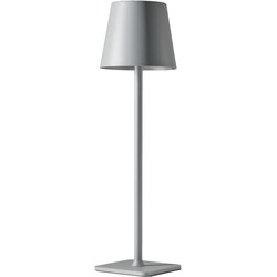 Bordslampor Uppladdningsbar LED bordslampa Inomhus/utomhus - Grå, touch dimbar, CCT, IP54 utomhus bordslampa