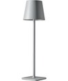 Uppladdningsbar LED bordslampa Inomhus/utomhus - Grå, touch dimbar, CCT, IP54 utomhus bordslampa