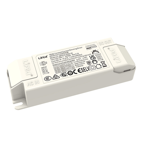 Lifud 14W dimbar LED driver - Triac dimning, 200-350 mA, 25-40V