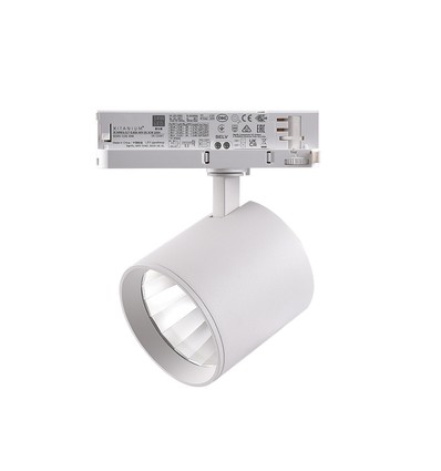 30W 3-fas dimbar RA90 skenspotlight - 175 lm/W, 38 grader, vit