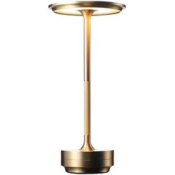 Bordslampor Uppladdningsbar LED bordslampa Inomhus/utomhus - Guld, touch dimbar, CCT, IP54 utomhus bordslampa