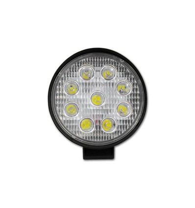 27W LED arbetsbelysning - Bil, lastbil, traktor, trailer, nödfordon, kallvit, 12V / 24V