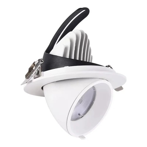 LEDlife 30W Downlight - justerbar vinkel, 4100lm, Hål: Ø15 cm, Mått: Ø16,5 cm, 230V