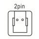 9W LED kompaktrör - 2D sockel, GR8q 2pin