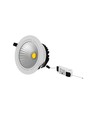 5W COB downlight - Hål: Ø7 cm, Ø8,5 cm, RA80, vit kant, 230V