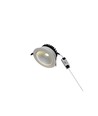 5W COB downlight - Hål: Ø7 cm, Ø8,5 cm, RA80, vit kant, 230V