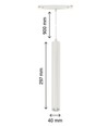 Spectrum SHIFT pendel 12W - Vit, RA90, 30 cm