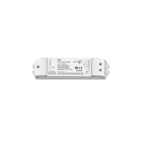 LEDlife rWave 21W 4-kanals driver - 12/24V ingång, 150-500mA, 10-42V, avlastning i båda ändar