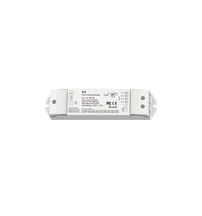 LEDlife rWave 21W 4-kanals driver - 12/24V ingång, 150-500mA, 10-42V, avlastning i båda ändar