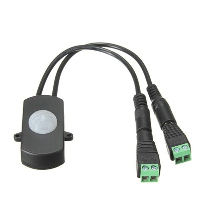 PIR-Sensor till LED strip - 12V (60W), 24V (120W), med skruvklämmor