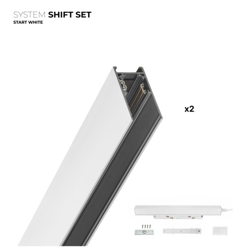 Spectrum SHIFT Start set - 2 meter komplett, Vit