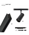 Outlet: Spectrum SHIFT 3x spot set - 2 meter komplett + spots, Svart