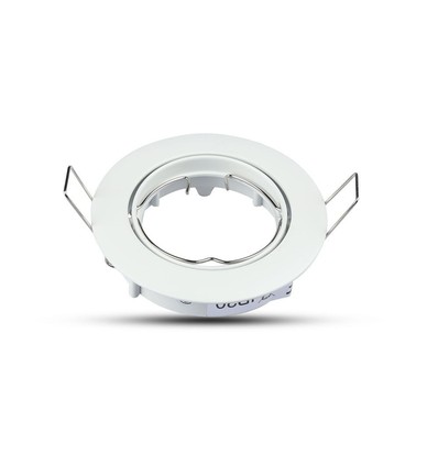 Downlight kit utan ljuskälla - Hål: Ø7,4 cm, Mål: Ø8,2 cm, Vit, välj MR16 eller GU10 sockel