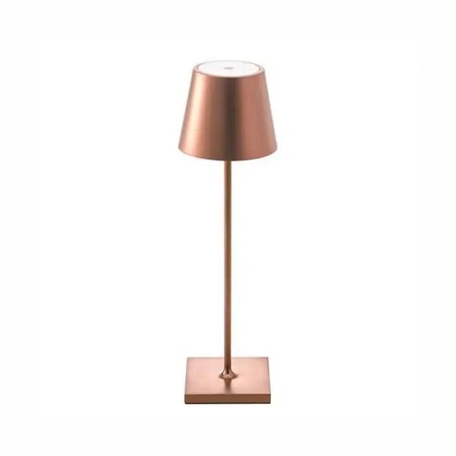 Uppladdningsbar LED bordslampa Inomhus/utomhus - Brons, IP54 utomhus bordslampa, touch dimbar