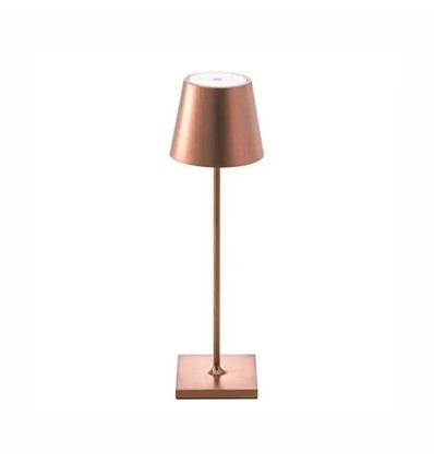 Uppladdningsbar LED bordslampa Inomhus/utomhus - Brons, IP54 utomhus bordslampa, touch dimbar