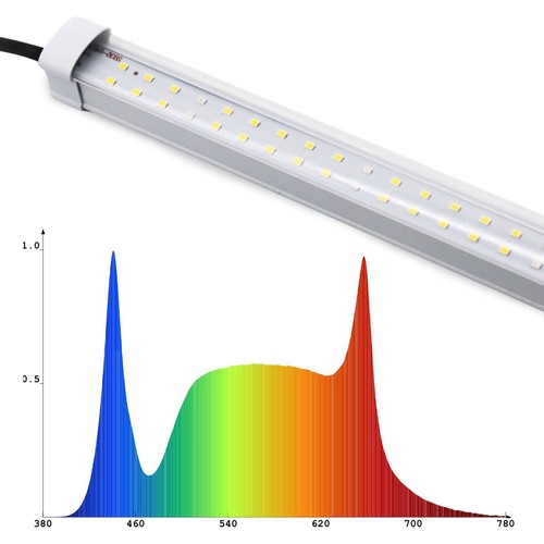 LEDlife Max-Grow 15W växtarmatur - 60cm, 15W LED, fullt spektrum (Vitt ljus), IP65