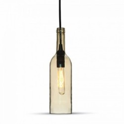 LED takpendel V-Tac flaska pendellampa - Transparent, E14